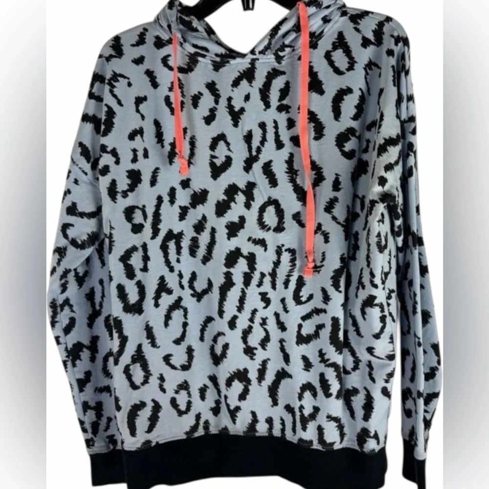 Seed to Style Organic Cotton Animal Print Hoodie Size Large - Picture 3 of 5